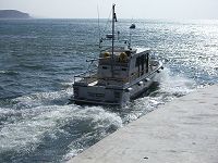 Boat leaving Harbour