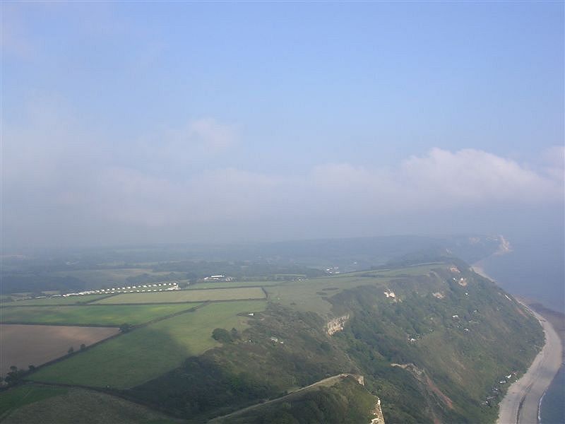 Looking east to Branscombe Mouth