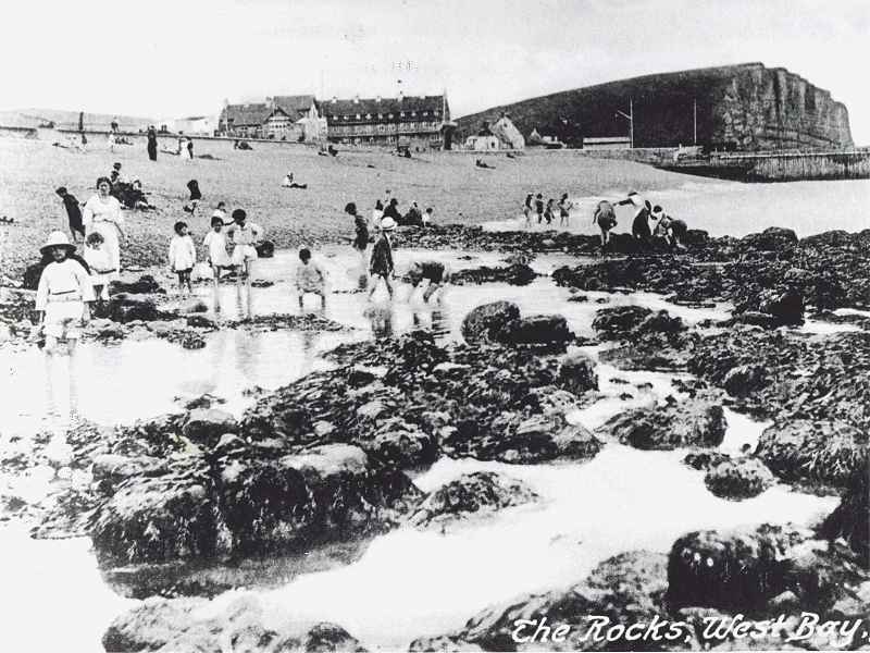 Rock pools along West Beach