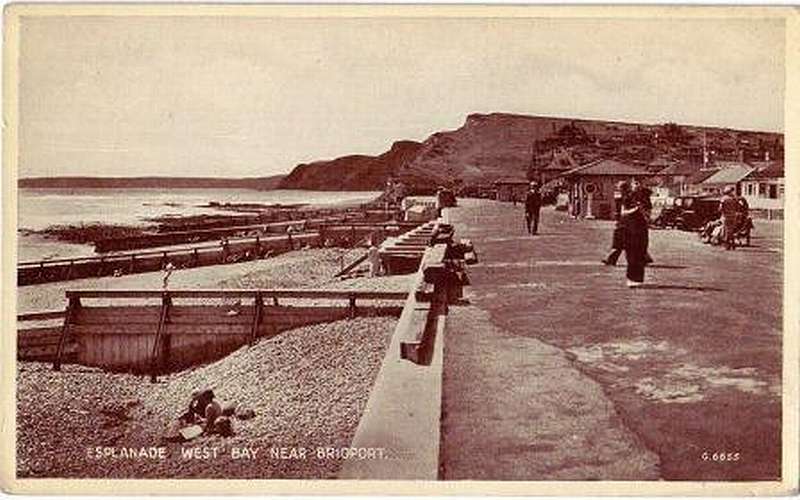 West Bay Esplanade looking West, 1920's